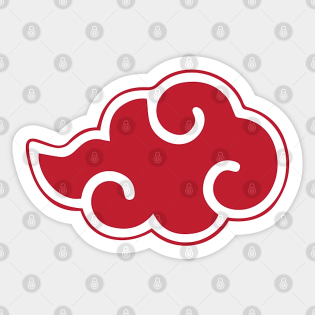 REBEL Soul - Rogue Ninja Red Cloud Sticker by SALENTOmadness